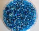 Cuentas gemelas Mix Azul Turquesa x 10 gr