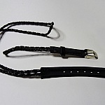 Bracelet montre tressé noir