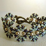 Bracelet Coquet Violet/vert en kit