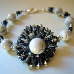 Bracelet en kit Margarita Bleu orage