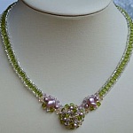Kit collier Bounty Rose Olivine