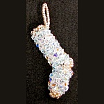 Kit  chaussette de Noël Crystal/Azur