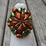 Kit de anillos de cobre Chevron