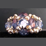 Anillo en kit Lolita Strass azul