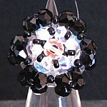 Malte II Anillo Kit Negro y Cristal