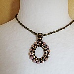 Kit de colgante con anillo de oro y moca