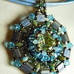 Kit pendentif Twina Vert Turquoise