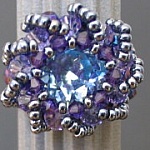 Kit bague Syros bleu violet