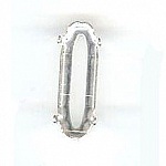 Marquise Crimp 15x5 mm plata