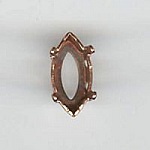 Engaste lanzadera 10x5mm oro antiguo