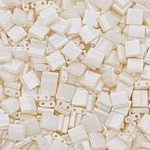Miyuki Tila 5mm Marfil Antiguo x 25