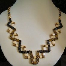 Kit de collar trenzado de oro Tila