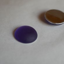 Cabujón Luna Tanzanita púrpura suave diámetro 18mm