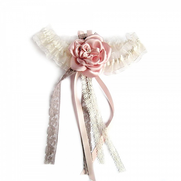 zapatos de novia clips lazo de raso salm&oacute;n y plata novia