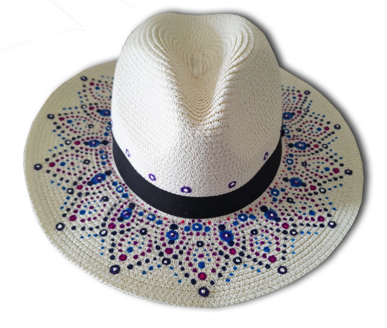 Un bonito sombrero panamá de paja recubierta para mayor protección