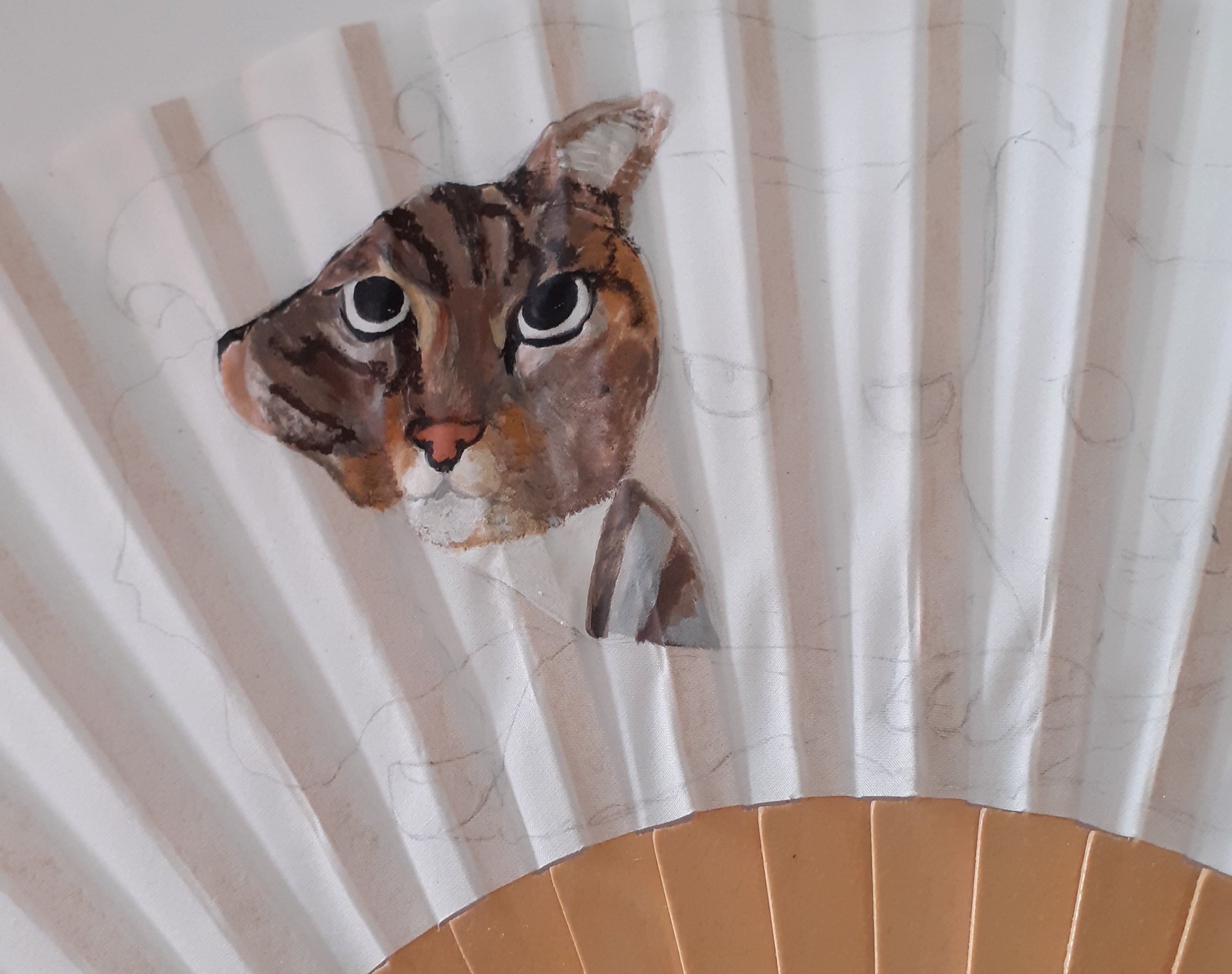 Une photo, votre &eacute;ventail, celui l&agrave; est en soie