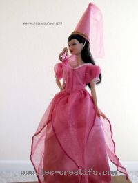 Vestido de hada para muñecas Barbie