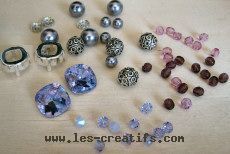 Suministros de perlas para personalizar las chanclas
