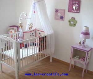 Decoración del dormitorio de una niña