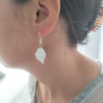 Pendientes 'Plume' (pluma)