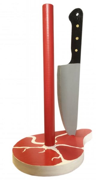 "Entrec&ocirc;te saignante" porte essuie-tout 