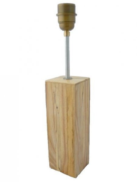 Lampara de Mesa 56 Cm, Madera noble : Fresno, Abedul jaspeado