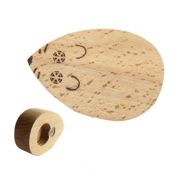 Abridor de botellas / abrebotellas en madera de haya modelo : mouse