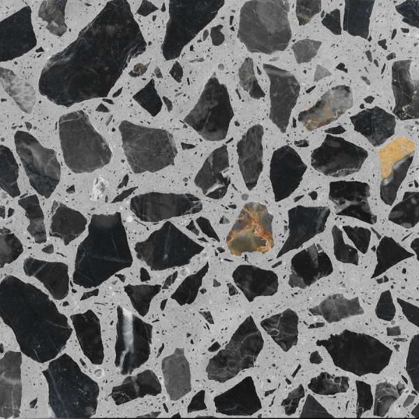 mariposa en sapiens, cerezo y haya con un toque de &eacute;bano sobre una base de m&aacute;rmol italiano Terrazo para colocar en escultura de madera