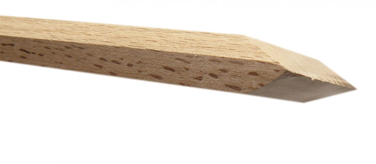 Espátula para crepes Ø 23 para crepera gruesa de madera 44cm