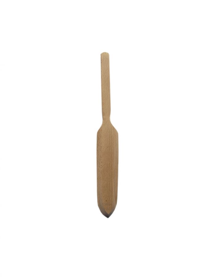 Espátula para crepes Ø 20 mango largo de madera 39 cm