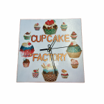 Reloj de madera modelo carrer 'cup-cake 