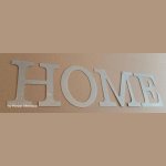 Letra decorativa de zinc HOME 10 cm