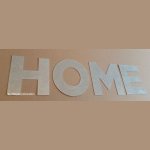 Letra decorativa de zinc HOME 30 cm