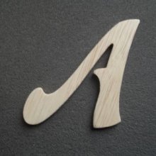 Letra de madera modelo FUNNY