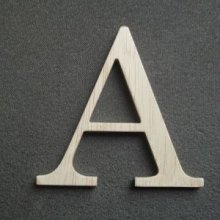 Letra de madera modelo LOFT