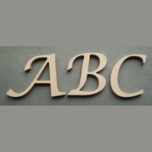 Modelo de letra de madera LUCIDA CALLIGRAPHY