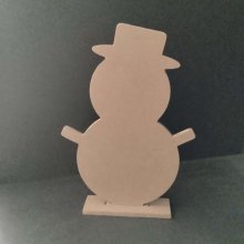 Soporte de madera para decorar SNOWMAN