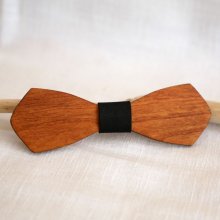 Pajarita francesa de madera para hombre 'le rablé long' personalizable