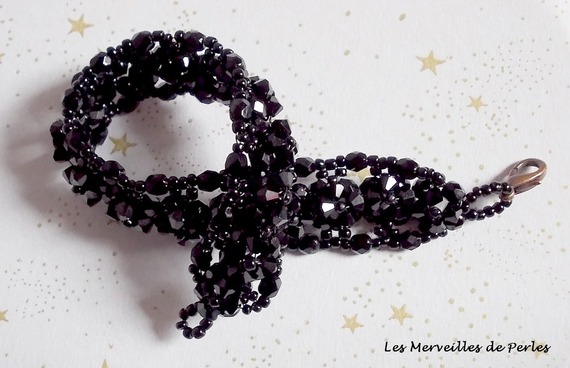 Pulsera Starry Night con facetas y cristales de Swarovski