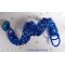 Pulsera Night Blue con cuentas de cristal nacarado y facetas