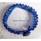 Pulsera Night Blue con cuentas de cristal nacarado y facetas