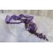 Collar colgante chino de piedras púrpura con Sugilita