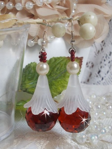 BO Marielle con cristales de Swarovski y bolas de cristal de Bohemia facetadas