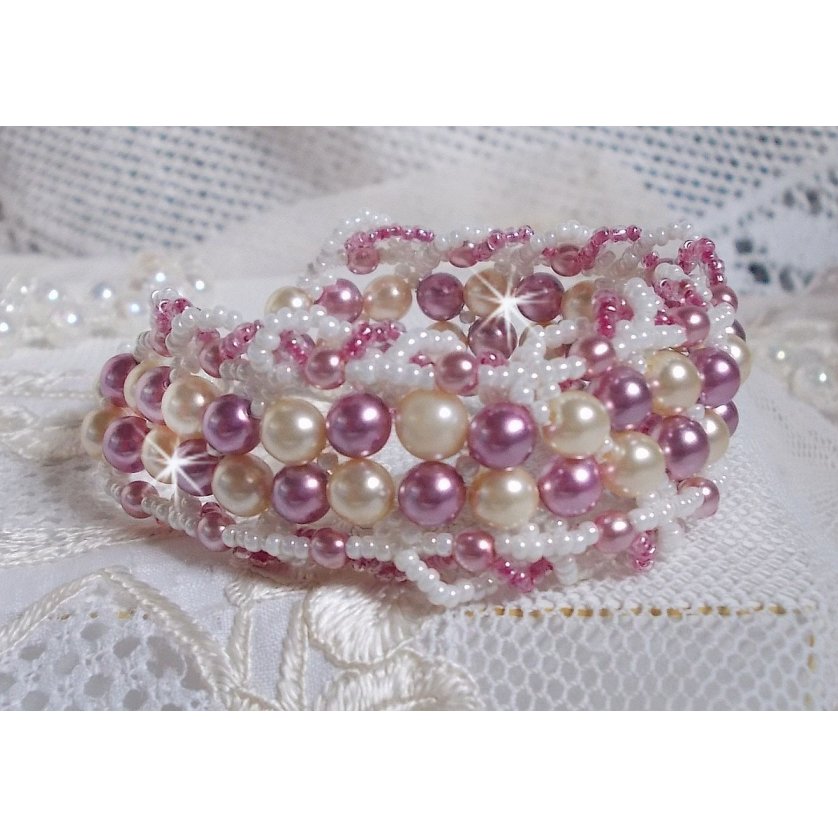 Pulsera Relax Con perlas de cristal Swarovski