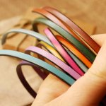 Pulsera brazalete en 4 pieles a elegir