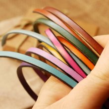 Pulsera brazalete en 4 pieles a elegir