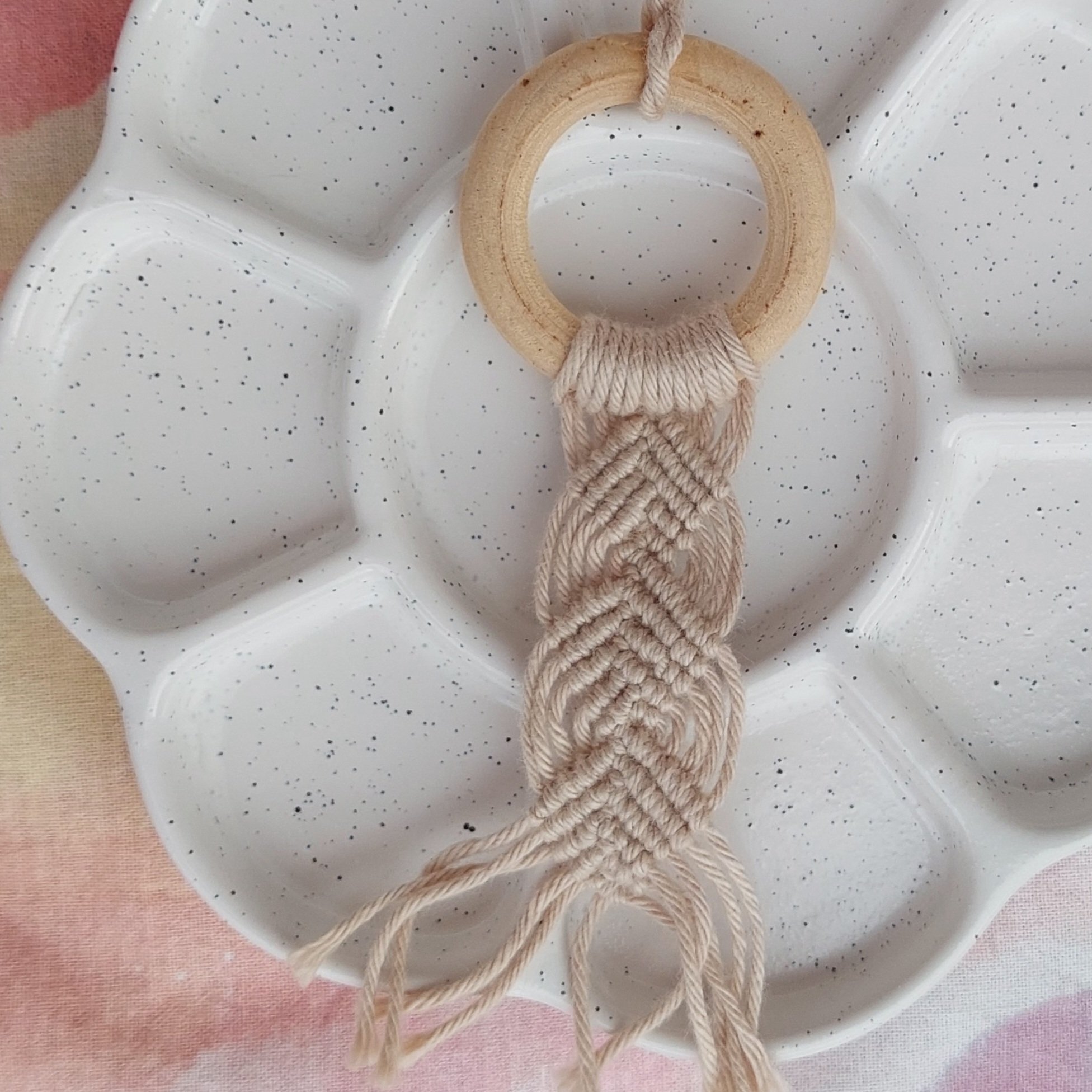 Bijoux de sac en Macram&eacute;