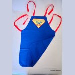 Delantal infantil bordado super chef