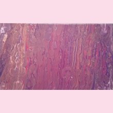 Peinture abstraite - Mauve doré